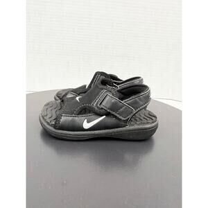 Nike Sunray 2 Toddler Black White Water Open Toe Sandals Infant Baby Size 5C